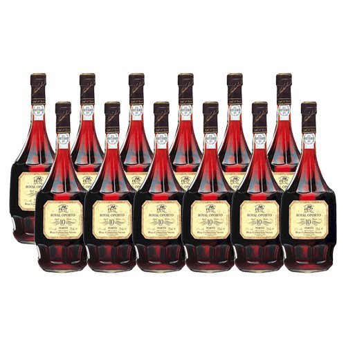 Vino de Oporto Real Companhia Velha 10 años - Vino Fortificado- 12 Botellas