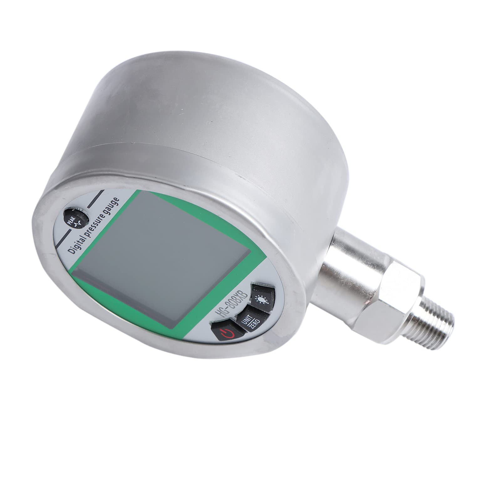 Medidor de presión digital 0.1-1MPA/150PSI con interfaz NPT1/4 1% FS Precisión Medidor de presión de agua de gas hidráulico con retroiluminación y carcasa de gel de sílice