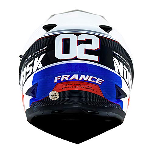 CAPACETE NORISK SOUL GRAND PRIX FRANCE 61/XL