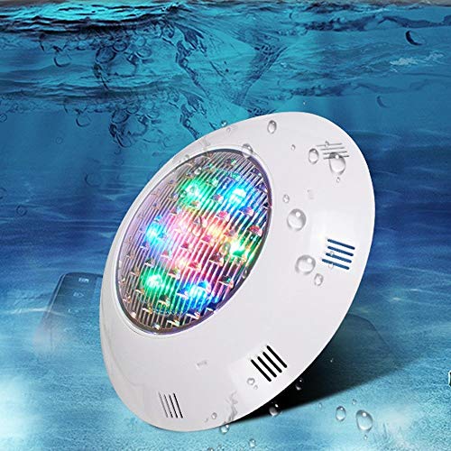 Preisvergleich Produktbild DLGGO LED Unterwasserscheinwerfer, ABS Aquarium Wand Befestigten Flutlicht Submersible Teich-Licht, IP68 Wasserdicht, 30 ° Winkel, Nachtlicht AC 12V Pool, Steingarten, Brunnen Landschaft Licht