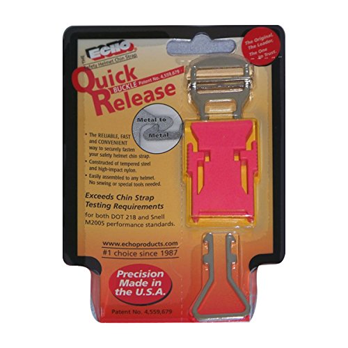 Helmet Accessories - Echo Quick Release Buckle for Motorcycle Helmets AC1201Pink