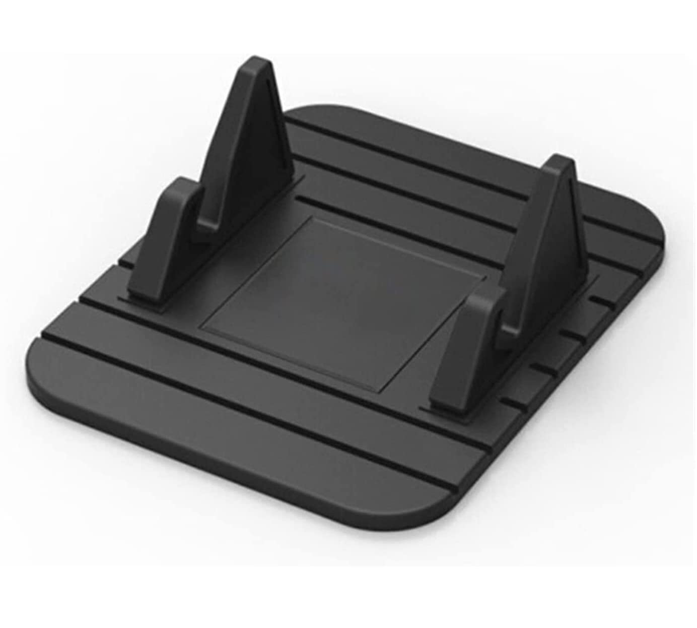 Uchwyt na Telefon Komórkowy Antypoślizgowa mata silikonowa do samochodu Pad Deska rozdzielcza Uchwyt do stojaka na telefon Uniwersalny uchwyt GPS Uchwyt Samochodowy(Black)