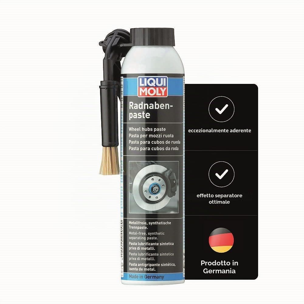 LIQUI MOLY Pasta per mozzi ruota (Spray con applicatore), 200 ml, Impasto, SKU: 4058