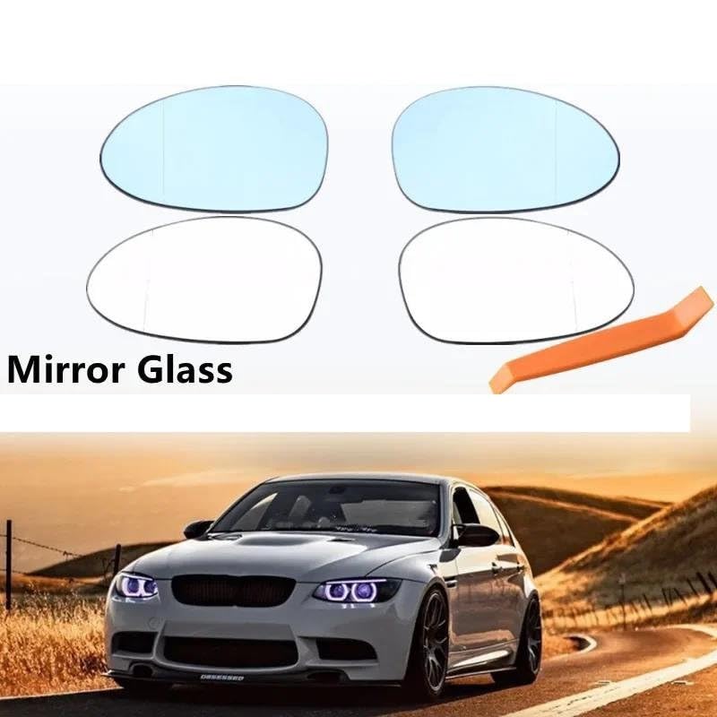 Verre rétroviseur remplacement gauche bleu dégivrant pour E87 E88 E90 E91 - 6