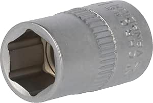 BRILLIANT TOOLS BT020941 Douille 6 Pans 1/4", 13 Mm [Powered By KS