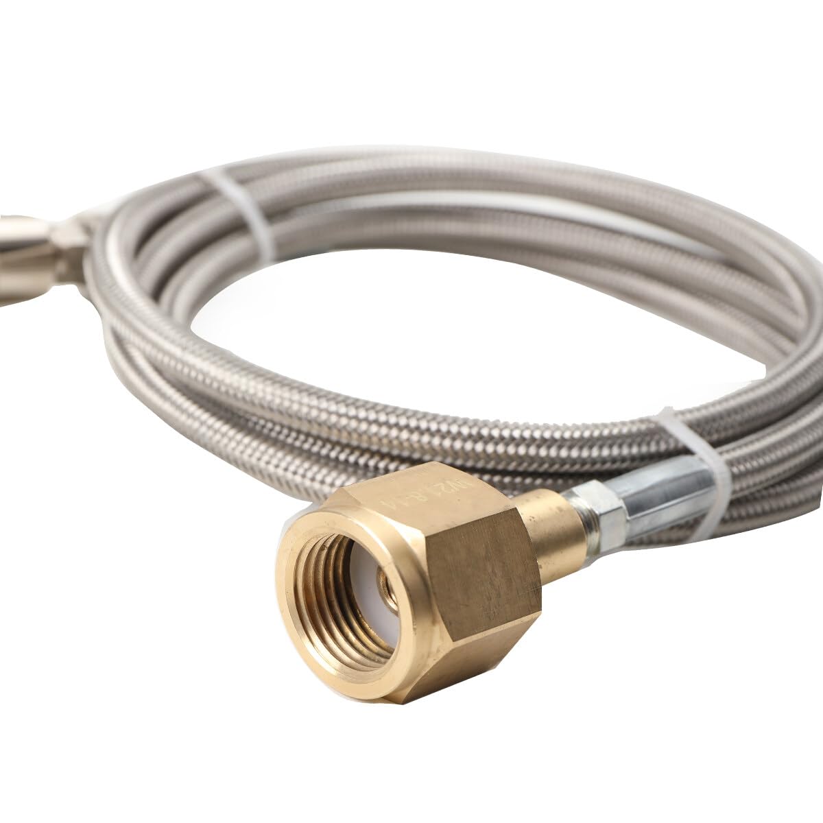 Tuyau haute pression adaptateur de CO2 pour Grohe Blue Home Water Carbonators Transfert CO2 | Pour raccordement à de grandes bouteilles de CO2, bouteille de gaz carbonique | Tuyau de CO2 pour