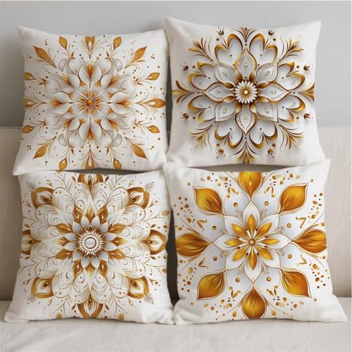 Housse de coussin 60x60cm lot de 4 : une idée cadeau déco extérieure - 3