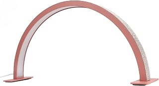 22inch Half Moon Light, 30W 3000K‑6000K Lash Light for Lash Extensions, Beauty, Skincare, Eyebrows, Tattoo, Nail Tech Lamp with Stepless Dimming and Color Temperature (US Plug)