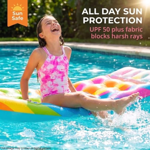 Image of Kanu Surf Girls Jasmine Beach Sport Halter One Piece Swimsuit