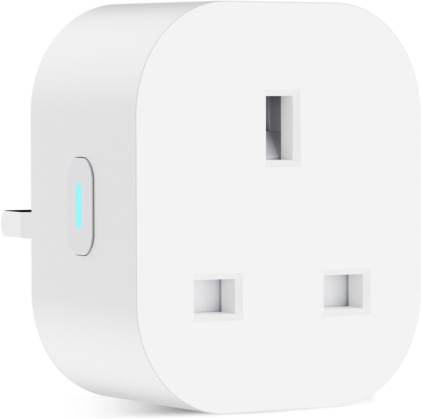 EIGHTREE Smart Plug That Work With Alexa & Google Home, Smart Home Smart Socket with Energy Monitoring, Remote Control, Timer & Schedule Function, 2.4Ghz Wi-Fi Only, No Hub Required, 1 Pack