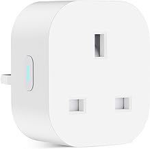 EIGHTREE Smart Plug That Work With Alexa & Google Home, Smart Home Smart Socket with Energy Monitoring, Remote Control, Timer & Schedule Function, 2.4Ghz Wi-Fi Only, No Hub Required, 1 Pack