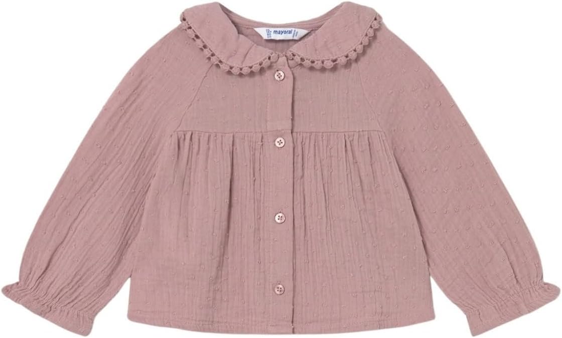 Mayoral plumeti Chiffon Blouse for Baby-Girls Crystal