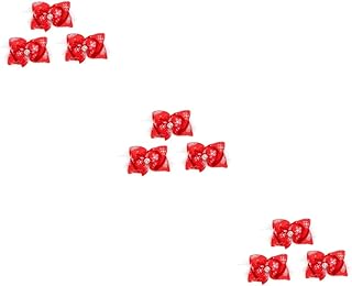 NOLITOY 9 Pçs Laços De Cabelo De Bebê Menina Scrunchies Para Meninas Laços De Cabelo Infantis Laços De Cabelo Para Bebês Arcos E Tiaras De Natal Tiara De Natal Para Crianças Acessórios De