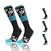 Gmark Women's Over-the-Calf Tube Socks Knee High Performance Valentine Sock Blue