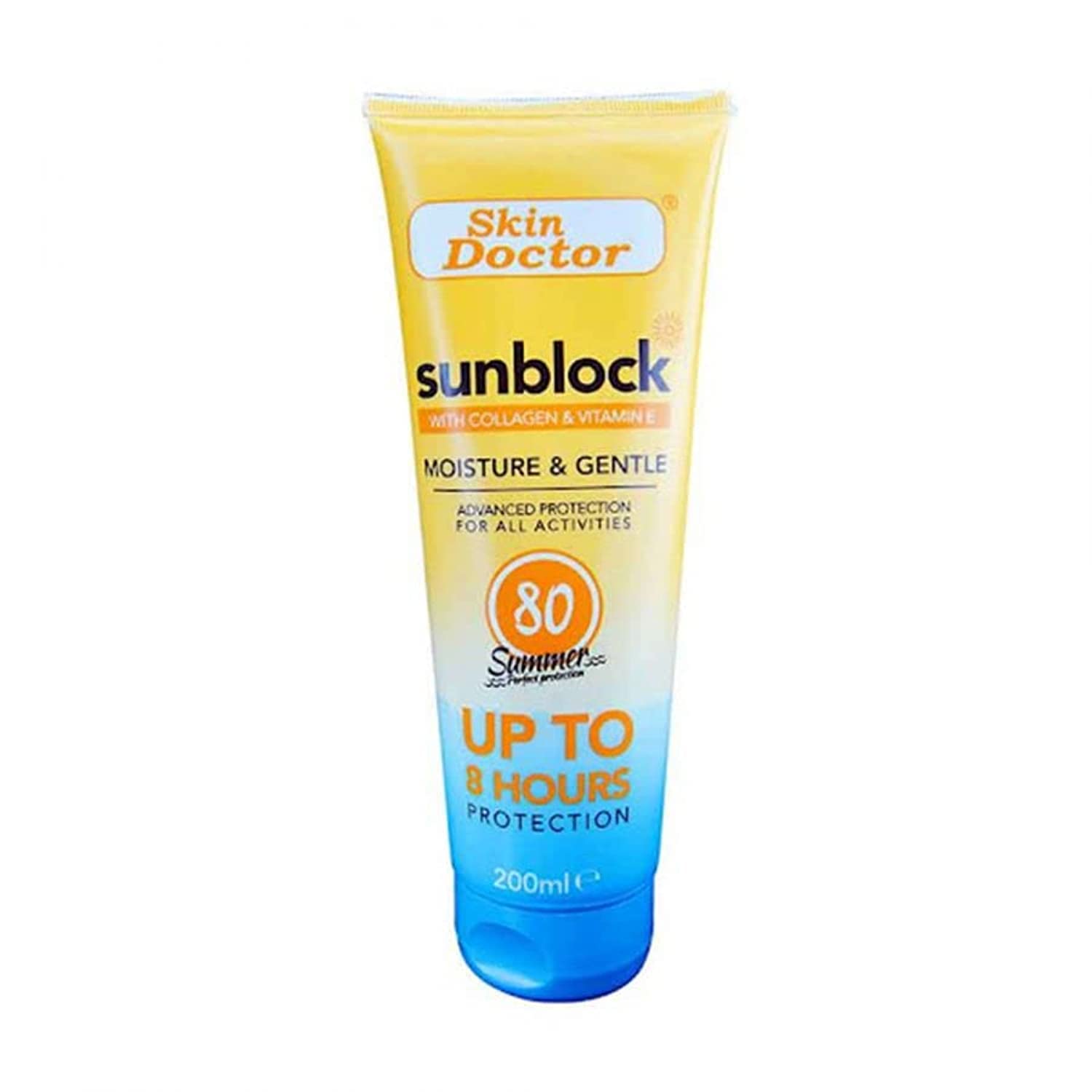 SPF 60 Sunblock Moisture & Gentle 8H 200 ML