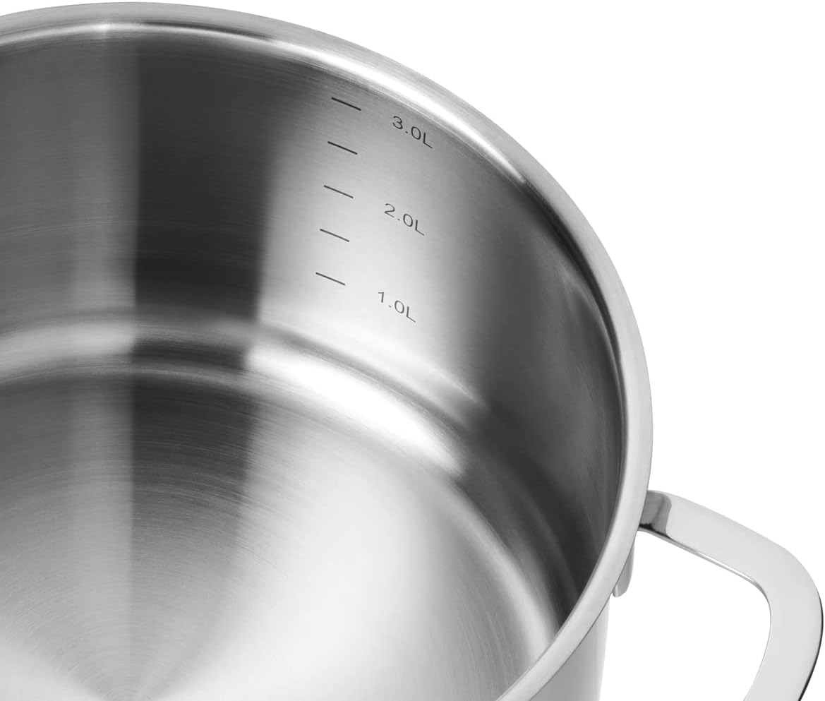 Schulte-Ufer Industar Diamas-Pro 163059-28 Saucepan Set 4 Pieces Stainless Steel Including Test Winner Frying Pan Industar Diamas-Pro (163059-