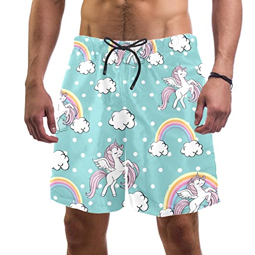 Maillots de Bain pour Hommes Short de Plage à séchage Rapide Léger