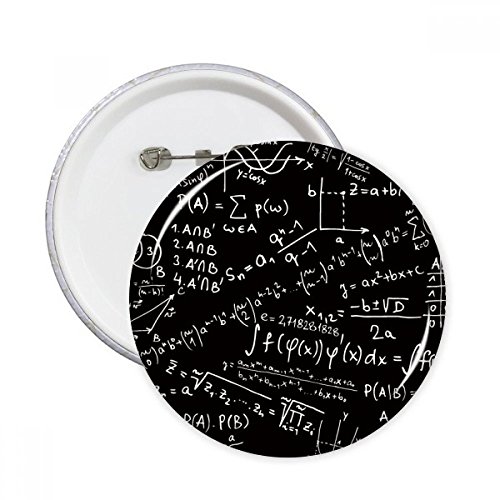 Formules Mathématiques Calculus badge de science broche pour vêtement et sac x5 L