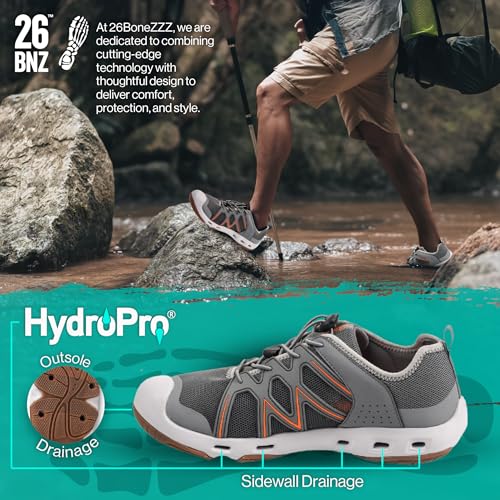 Flozzz Hybrid Water Shoes for Men – Drainage Men Footwear for Wet Terrain3