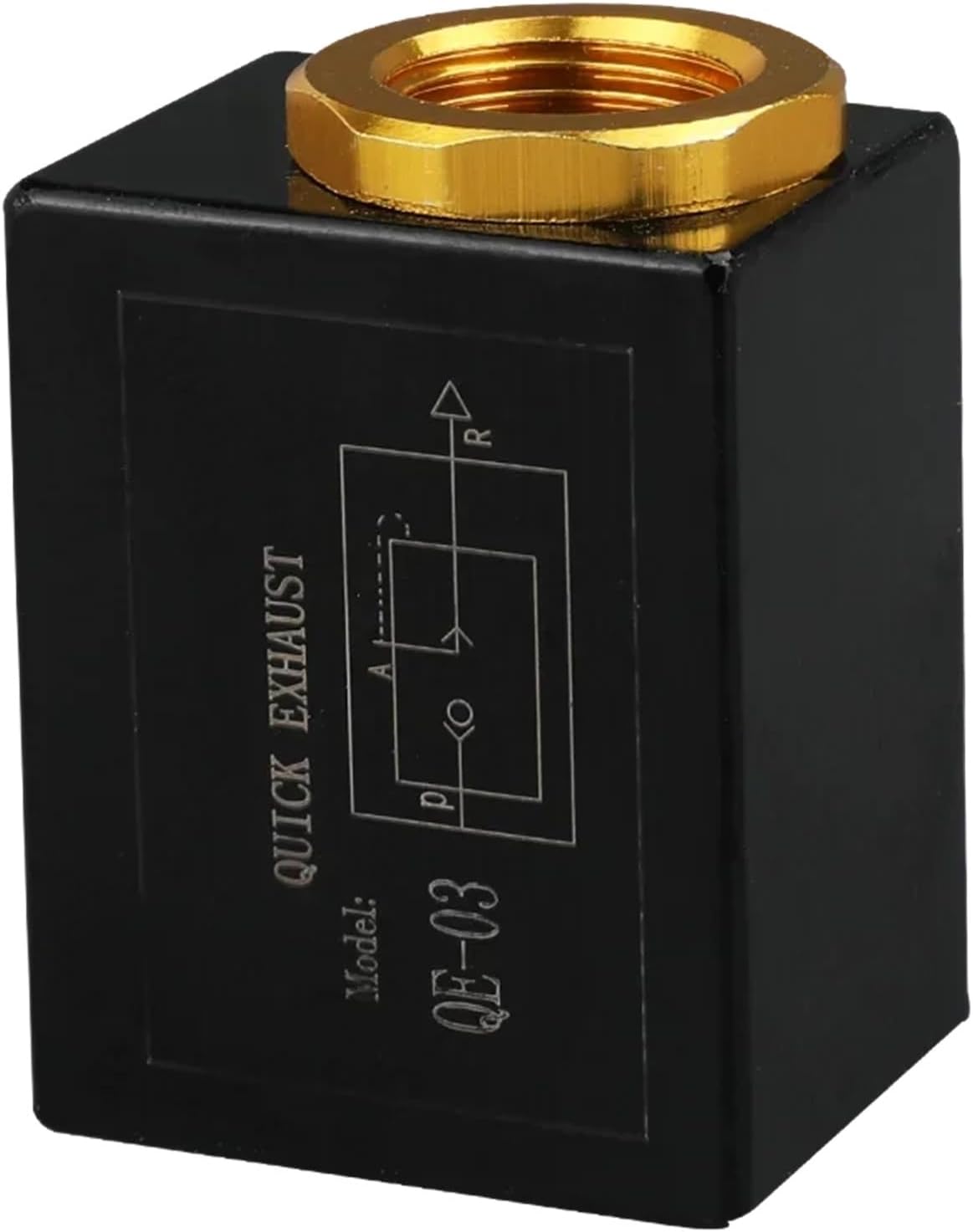 Pneumatic Air Quick Release Exhaust Valve QE-02/03/04 1/8 1/4 3/8 1/2 BSP Thread(QE-01,With 10mm Joint)