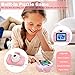 JERICETOY Kids Camera 1080P HD Digital Video Camera Best for Kids, Mini Children Camera Toys Funny Photo Frames Classic Puzzle Gamesï¼ŒSafety Material Cartoon Camera Include 16G Memory Card(Pink)