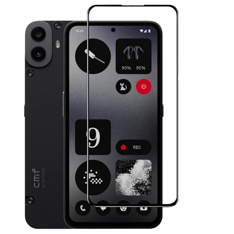 Image of Edge To Edge Screen Protector Tempered Glass For CMF Phone 1 / CMF Nothing Phone 1 With Easy Installation Kit