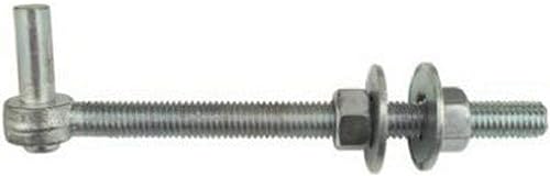 NACIONALESPECTRUM MARCAS HHI N130-559 12 x 6 Gancho de perno de zinc