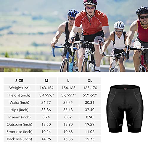 image for SUKIMU Men's Ski Pants Shorts Underwear Skiing 4D Padded Bicycle Ridin