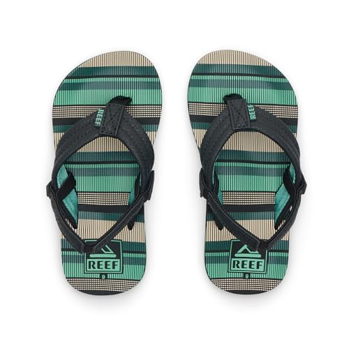 Image of REEF Boys Toddler /Little Kid Ahi Beach Flip Flop, Soft Cushion Footbed, Water Friendly