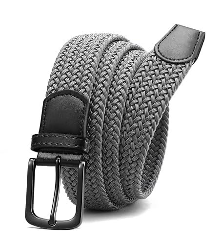 Image of CHAOREN Mens Belt - Braided Stretch Golf Belt for Men 1 3 /8 inch- Gift for Golf Pants Casual Shorts Jeans