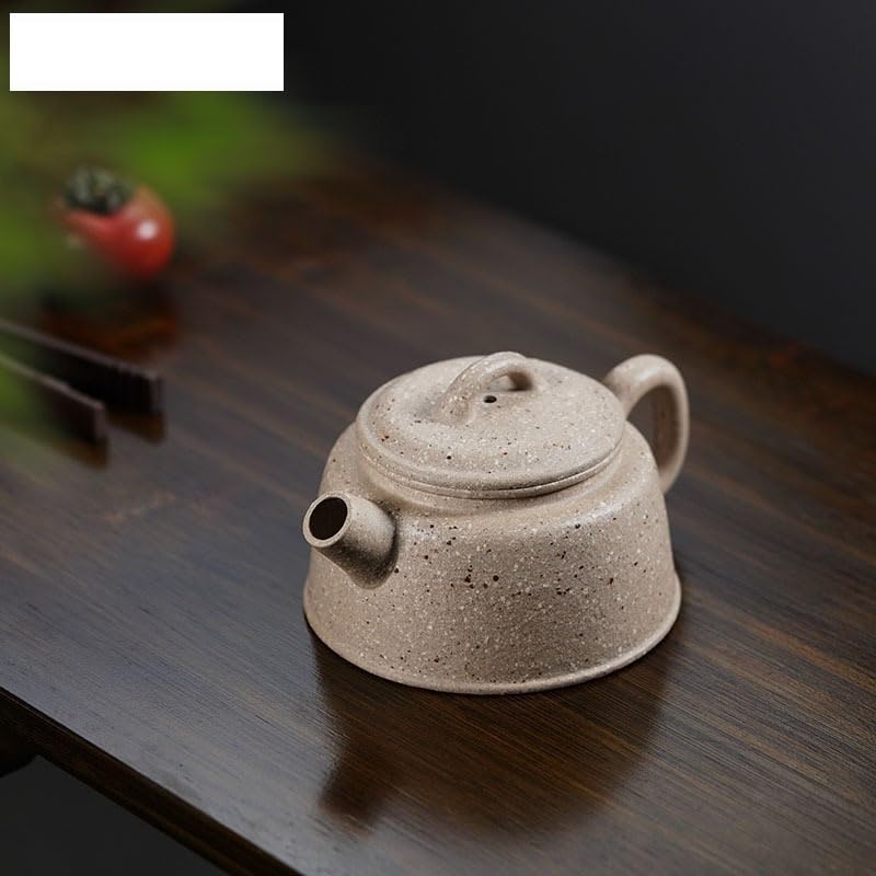 Teiere Teiere di Argilla Viola da 250 ml Pentola Fatta a Mano Minerale Grezzo Sabbia Grossa Giada Bianca Segmento Fango Bollitore Zisha Teaset tè Sfuso Teiera Teiera