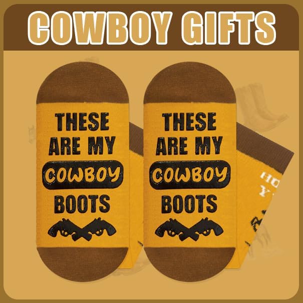 Cowboy Boots Gifts Socks- Horse Socks for Women and Men Western Gifts for Country Men image 4