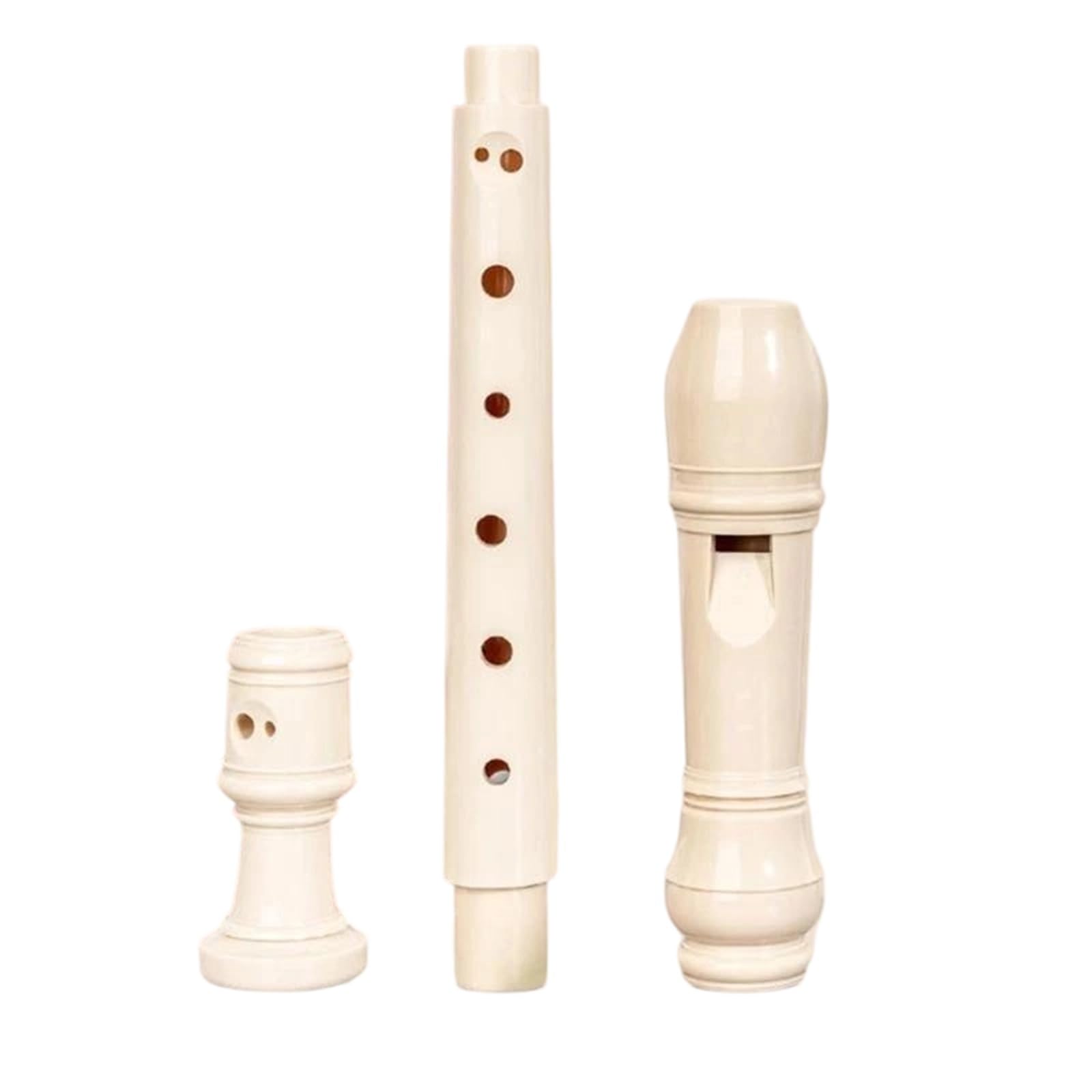 Flauta Dulce Para Principiantes Instrumento Ajustable Fácil De Flauta Vertical Triple Para Principiantes De 8 Agujeros