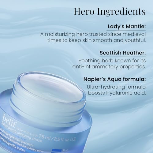 Image of belif aqua bomb sleeping mask 75ml