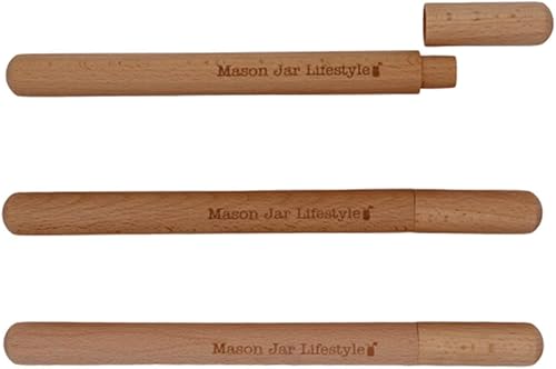 Miniatura 4 de Mason Jar Lifestyle - Estuche de transporte de paja reutilizable de madera, se adapta a popotes de hasta 10 pulgadas de largo y 0.472 in de ancho