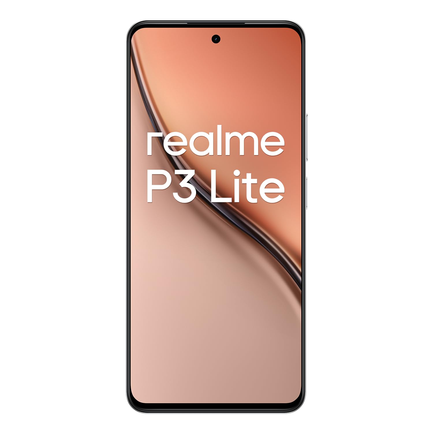 realme P3 lite, Smartphone,Bianco, 8+256 GB, display Eye Comfort da 120 Hz, batteria da 6000 mAh, chipset T7250, fotocamera AI da 50 MP, ricarica da 15 W (senza adattatore)