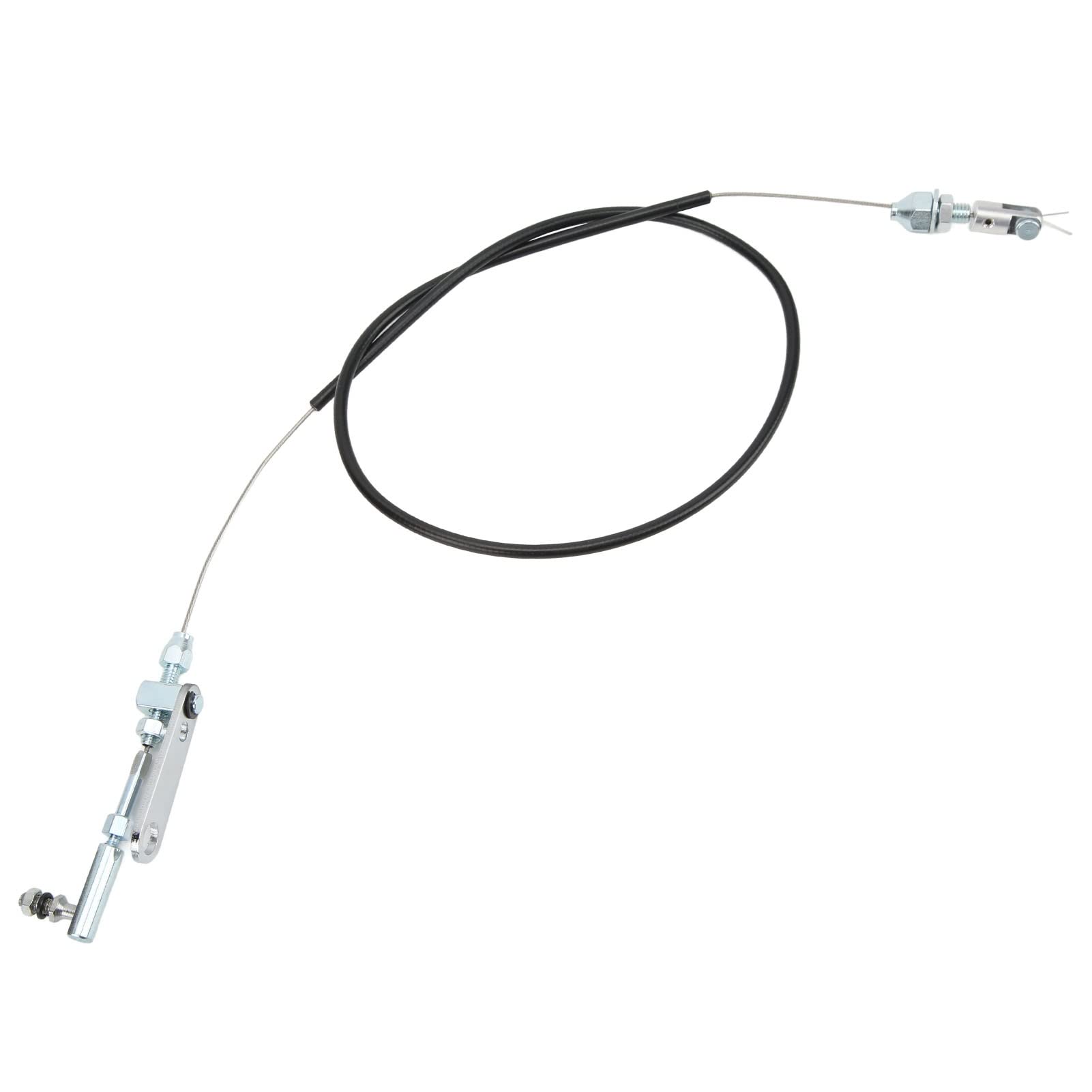 Cable de acelerador, cable de acelerador universal de 24 pulgadas, varillaje de carburador, cable de control de acero inoxidable para motor V8 de bloque pequeño