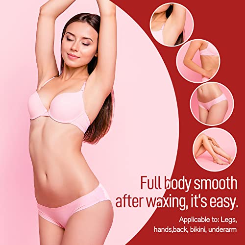 Waxfans Roll On Wax Kit,At Home Waxing Kit For Women ，Easy Rolling Wax Roller ，Wax Warmer For Hair Removal,Wax Roller Kit #TOP3
