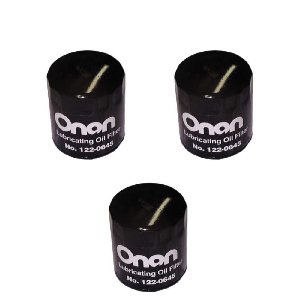 Amazon.com: Cummins Onan 122-0645 Oil Filter (Qty 3) : Automotive
