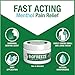 Biofreeze Menthol Pain Relieving Cream 3 OZ Jar (Pack Of 2) For Pain Relief Associated With Sore Muscles, Arthritis, Simple Backaches, And Joint Pain (Packaging May Vary)