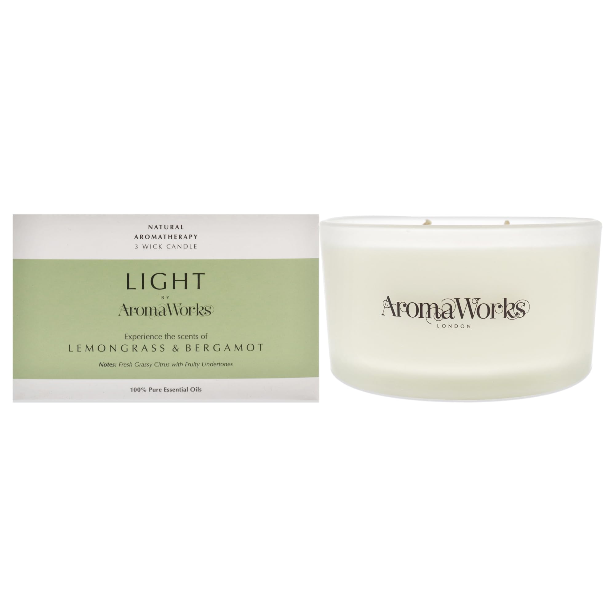 AromaWorks Multiwick Candle Lemongrass & Bergamot