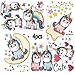 Kibi 4PCS Unicornio Pegatinas de Pared de Unicornio Para Niñas Niños Dormitorio Pegatinas Unicornio Pared Pegatina de Pared Acuarela Mundo de Unicornio Stickers Unicornio Pared