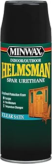Minwax Helmsman Spar Urethane Aerosol Spray, 11.5 ounce, Satin (Packaging May Vary)