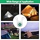Camping Seil Hängeleuchte, 10 Stück 35x60mm/1,4x2,4 Zoll LED Silikon Camp Zeltschnur Seil Warnschutzleuchten Outdoor Camping Zeltlichter Seil Hängeleuchte Warnlichter Wandern Light Lantern