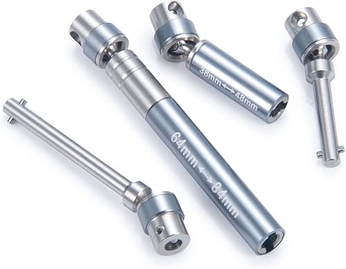 Miniatura 6 de Eje de transmisión de acero RC 124 CVD 38+2.520in Eje de transmisión para Axial SCX24 Gladiator AXI0005 Crawler Car