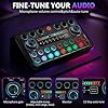Podcast Equipment Bundle,Recording Studio Package with Podcast Microphone and Voice Changer for Smartphone & PC,Plug-and-Play Live Sound Card,Perfect for Streaming, Singing, YouTube & Gaming #1