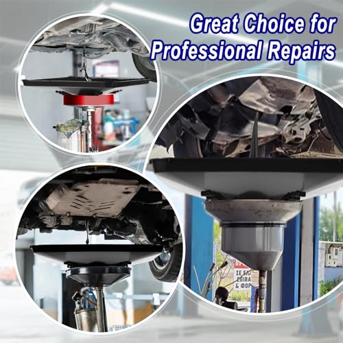 Image of 17892 Transmission Drain Pan for Lisle, 87031 87032 Oil Drain Drip Pan for Lisle Under Car with Square - 2 Pcs 22 inch Oil Drain Splash Pads