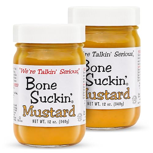 Bone Suckin' Sweet Spicy Mustard, 12 oz, Spicy, 2 Pack