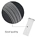 Half Design Steel Snare Wire Silver Metal Snare Drum Wire for Children Snare Drum Instrument Replacement Part 20, 30, 40 Strand (20 silk)