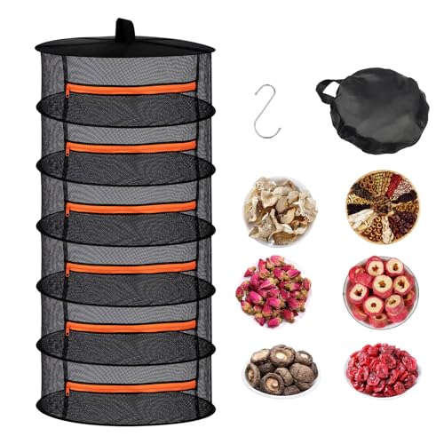 Forbabe Red De Secado De 6 Capas, Para Hierbas, Hierbas Y Hierbas Para Colgar Con Ganchos, Red De Secado Para Hierbas, Hierbas, Verduras, Carne Forbabe Red De Secado De 6 Capas, Para Hierbas, Hierbas Y Hierbas Para Colgar Con Ganchos, Red De Secado Para Hierbas, Hierbas, Verduras, Carne